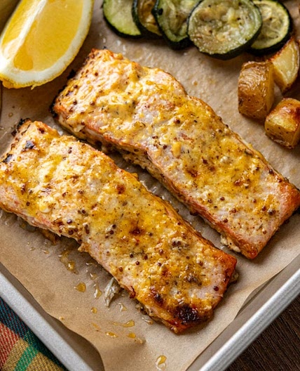 Mustard Salmon