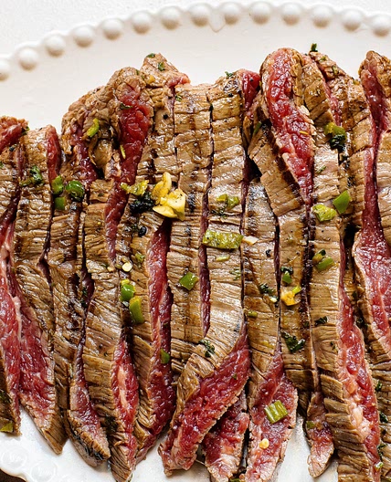 Orange Jalapeno Flat Iron Steak