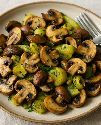 Funghi e Porri (Mushrooms and Leeks)