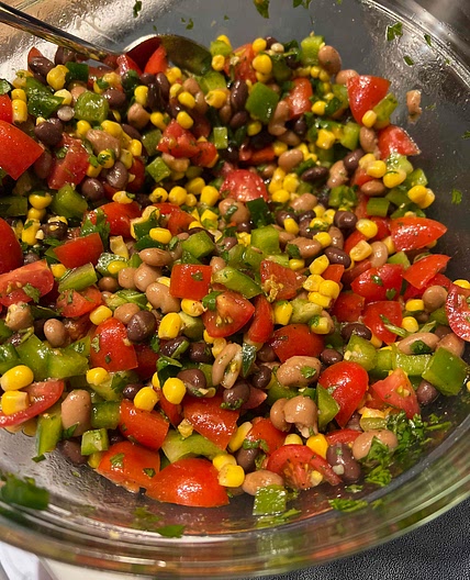 Honey Chipotle Dense Bean Salad