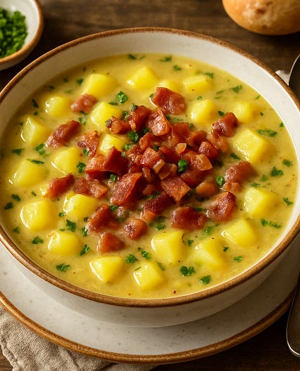 Potato Soup with Bacon (Kartoflanka z boczkiem)