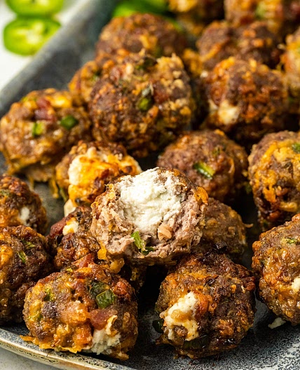 Jalapeno Popper Meatballs