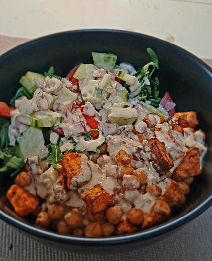 Chickpea Sweet Potato Bowl