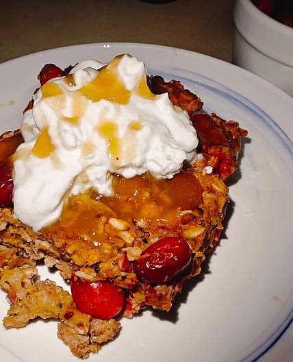 Cranberry Citrus Oatmeal Bake