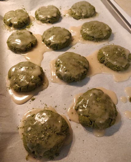 Matcha Lemon Cookies