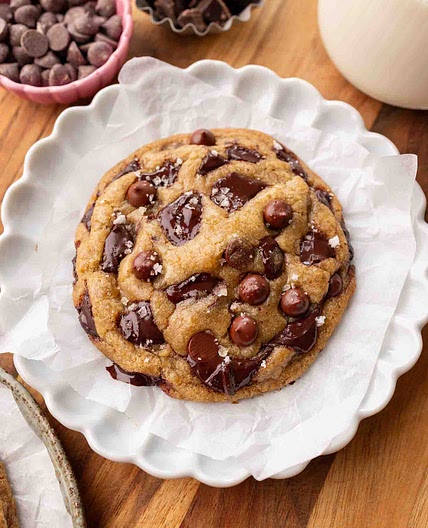 Single Serve Vegan Chocolate Chip Cookie