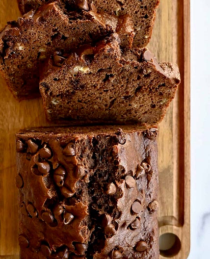 Double Chocolate Banana Bread