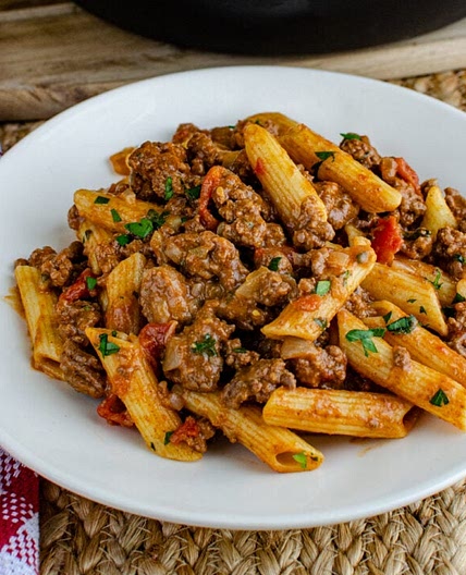 One Pot Cheeseburger Pasta
