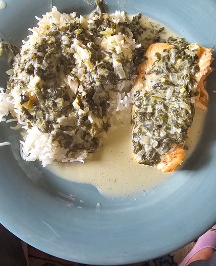 Saumon a l'oseille