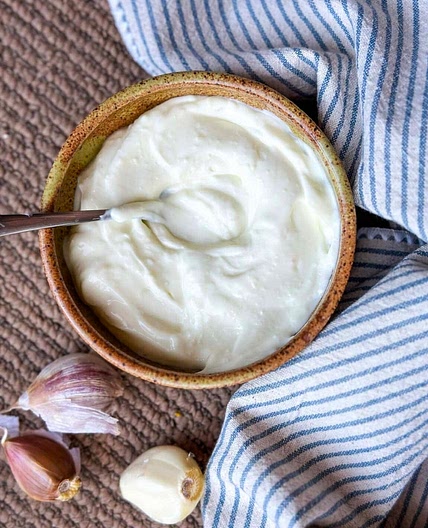 Sauce à l'ail Libanaise "Toum"