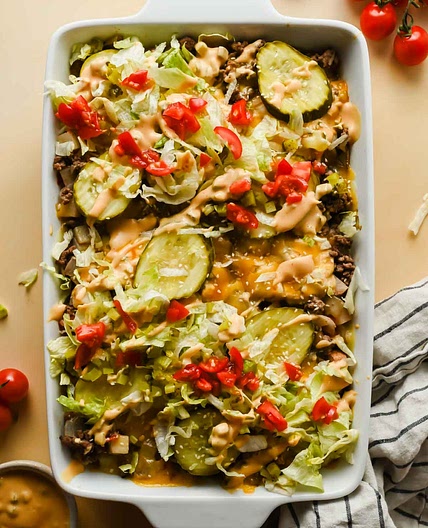 The Best Big Mac Casserole (Low Carb)