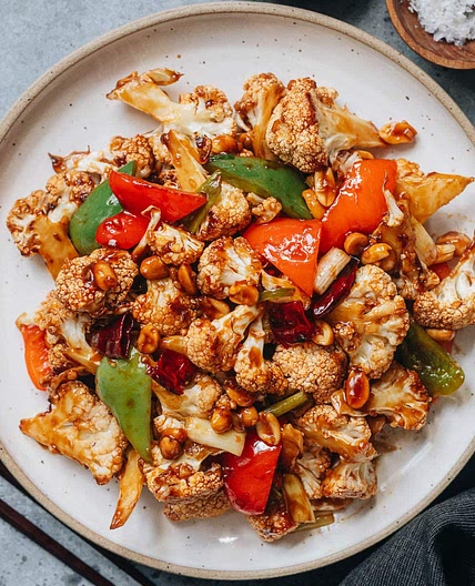 Kung Pao Cauliflower (宫保菜花)