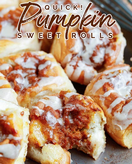 Maple Glaze Pumpkin Pie Hawaiian Rolls