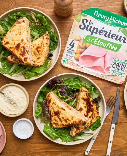 Croque-monsieur au four