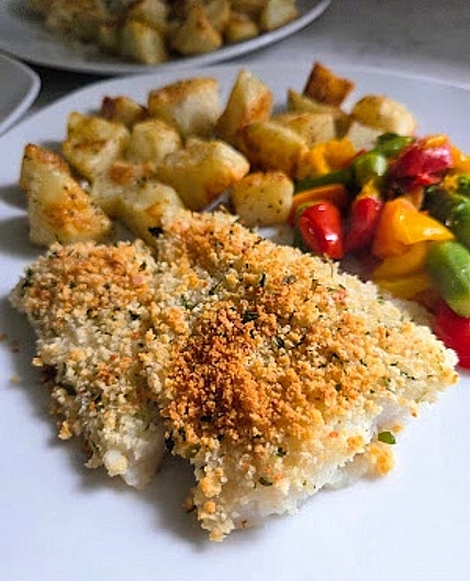 Panko Parm Crusted Cod