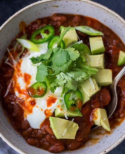 Instant Pot Chili with Dry Beans