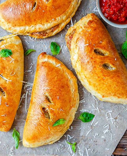 Chicken Calzone With Pesto