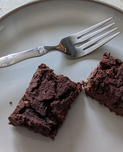Fudgy Date & Black bean Brownies