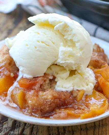 Slow Cooker Peach Crisp