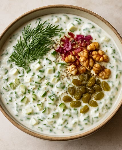 Yogurt & Cucumber Salad (Mast-o khiar)