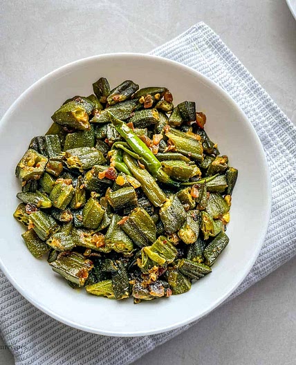 Frozen Okra with Onions (Quick & Delicious Stir Fry)