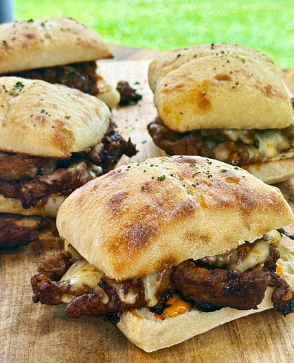 Blackstone Korean Steak Sandwiches