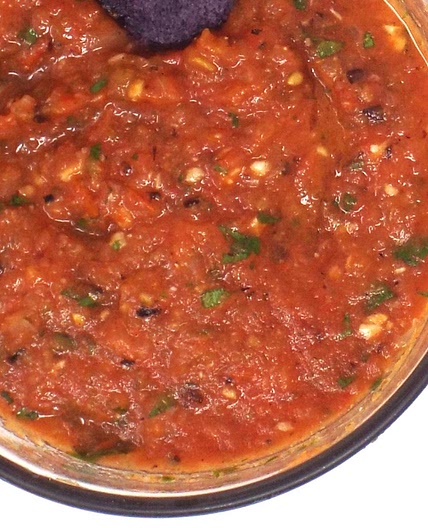 Oven Roasted Tomato Salsa