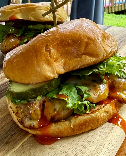 Honey Lemon Buffalo Chicken Sandwiches