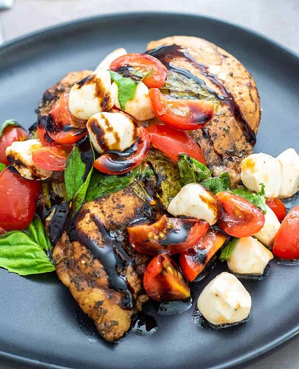 Sous Vide Chicken Breast (Caprese)