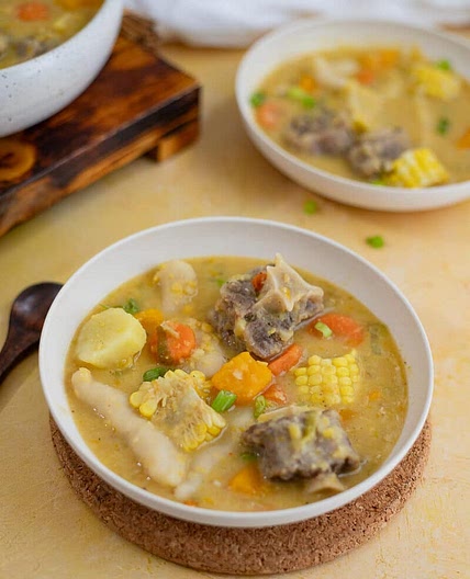 Hearty Caribbean Oxtail Soup Recipe