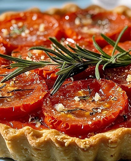 Tarte Provençale aux Tomates & Romarin