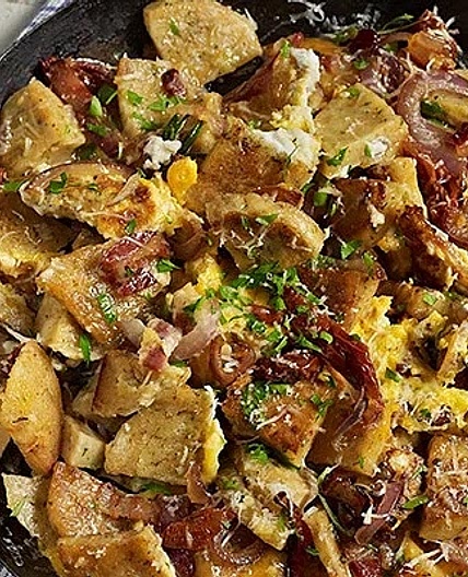 Bauernknödel-Gröstl