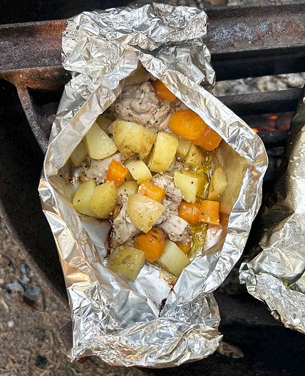 Aluminum Foil Dinner