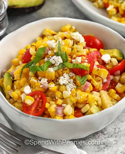 Grilled Corn Salad