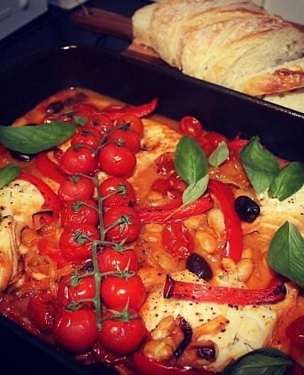 Italian-Style Fish Bake