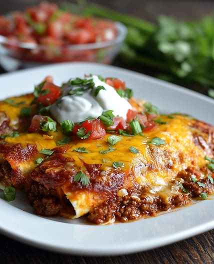 Ground Turkey Enchiladas