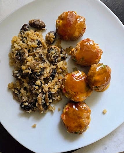Sweet Potato Chicken Meatballs