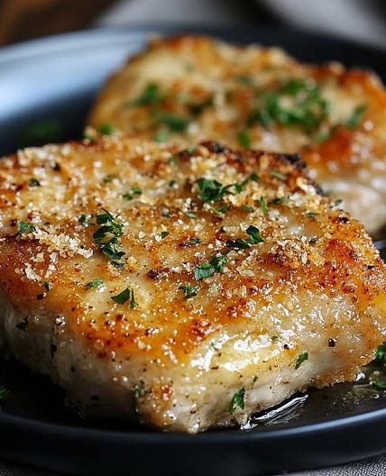 Parmesan Baked Pork Chops