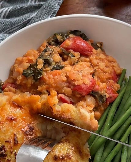 Lentil & Baked Bean Cottage Pie