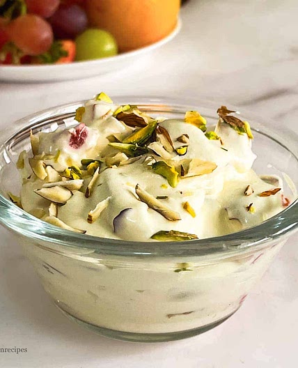 Whipped Cream with Fresh Fruits (Quick & Easy Dessert)