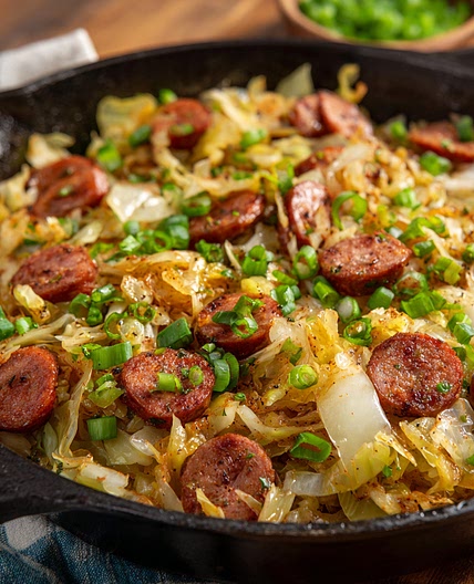 Cajun Cabbage Skillet