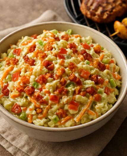 Cremiger Crunch-Salat zum Grillen