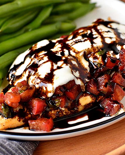Mozzarella Bruschetta Chicken