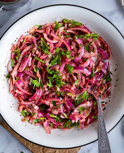 Sumac Onions (Turkish Onion Salad)
