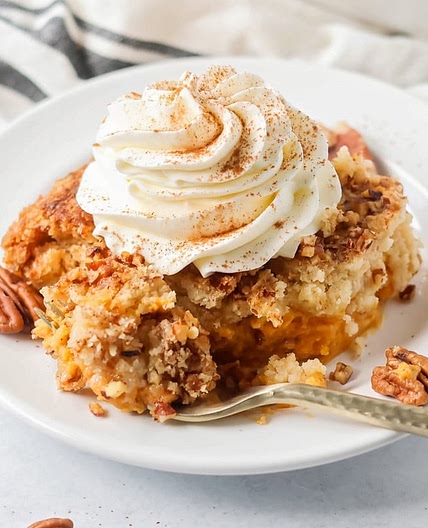 Pumpkin Dump Cake Recipe