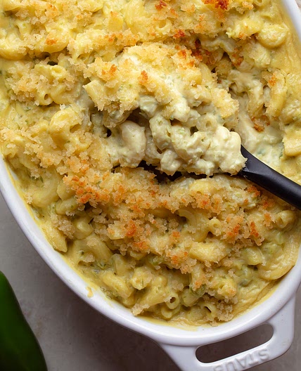Vegan Jalapeño Mac and Cheese