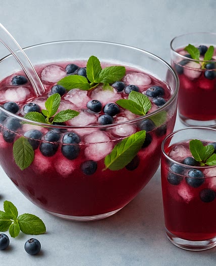 Blueberry Mint Punch