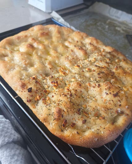 Mini sourdough focaccia