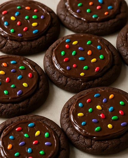 Cosmic Brownie Cookies