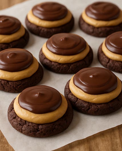 Buckeye Brownie Cookies
